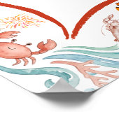 She Is a Catch Ocean Welcome Poster Nautical (Hoek)