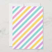 She is a Sweet One Birthday Party Invitation Kaart (Achterkant)