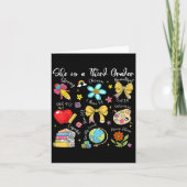 She Is A Third Grader Bible Verses Back To School  Kaart (Voorkant)