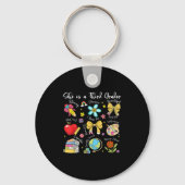 She Is A Third Grader Bible Verses Back To School  Sleutelhanger (Voorkant)