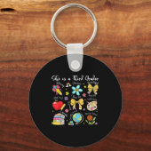 She Is A Third Grader Bible Verses Back To School  Sleutelhanger (Voorkant)