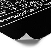 She Is Clothed In Leggings And Oversized Homeschoo Poster (Hoek)