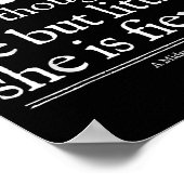 She Is Fierce Shakespeare Quote Shirt Theater Play Poster (Hoek)