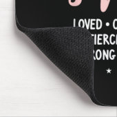 She Is Loved Courageous Fierce Brave Strong Fearle Muismat (Hoek)