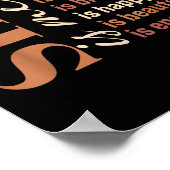 She Is Me Strong Educated Blessed Black History Wo Poster (Hoek)