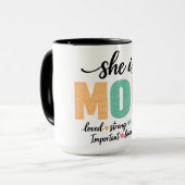 She Is Mom Mug Mok (Voorkant links)