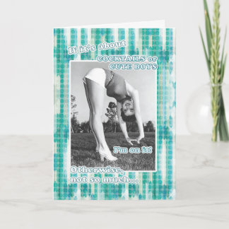 She knows wot's wot and is it! birthday kaart