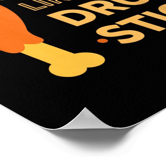 She Likes My Drum Stick Funny Couple Matching Than Poster (Hoek)