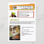 She Likes Pina Coladas Painting Small-Scale Print  Kaart (Achterkant)