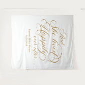 She lived happily ever after royal photobooth back wandkleed (Voorkant (horizontaal))