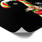 She Loves My Candy Cane I Like Her Peppermint Xmas Poster (Hoek)
