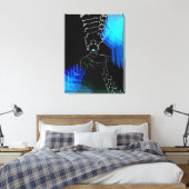she - negativo - efeito canvas afdruk (Insitu (Slaapkamer))