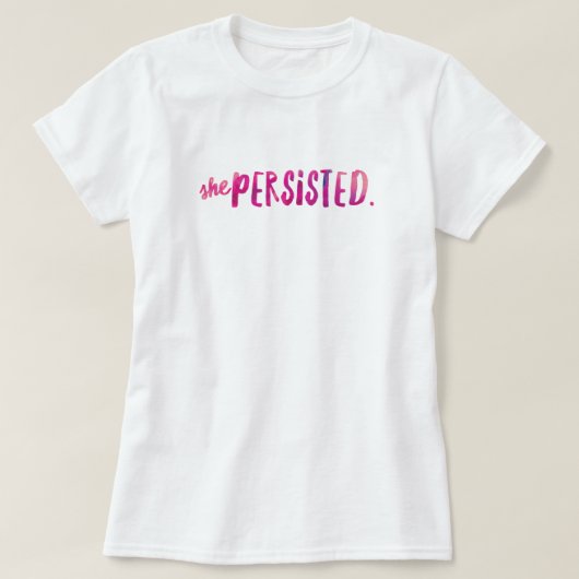 She Persisted T-shirt (Design voorkant)