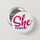She Power Button (Voorkant /achterkant)