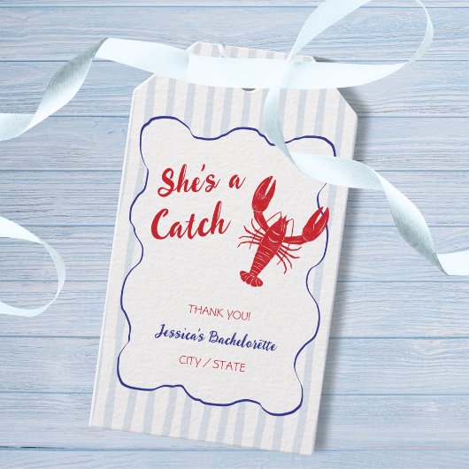She’s a Catch Lobster Bachelorette Thank You Cadeaulabel