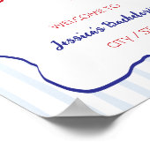 She’s a Catch Lobster Bachelorette Welcome Poster (Hoek)