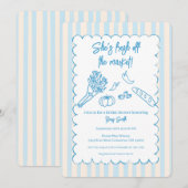 She’s Fresh Off the Market Bridal Shower Kaart (Voorkant / Achterkant)