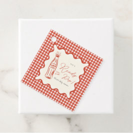 She’s ready to pop baby shower bedankjes labels