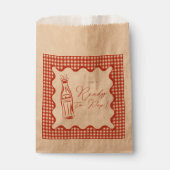 She’s ready to pop baby shower bedankzakje (Voorkant)