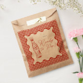 She’s ready to pop baby shower bedankzakje (Gezegeld)