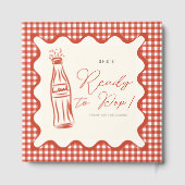 She’s ready to pop baby shower gastenboek (Achterkant)