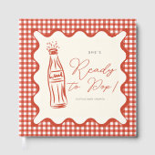 She’s ready to pop baby shower gastenboek (Voorkant)