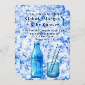 She’s Ready To Pop Boy Baby Shower Kaart (Voorkant / Achterkant)