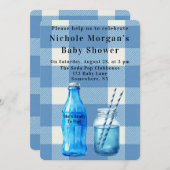 She’s Ready To Pop Boy Baby Shower Kaart (Voorkant / Achterkant)