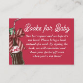 She’s Ready to Pop Cola Bottle Books for Baby Informatiekaartje (Voorkant)