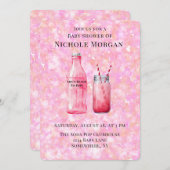 She’s Ready To Pop Girl Baby Shower Kaart (Voorkant / Achterkant)