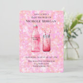 She’s Ready To Pop Girl Baby Shower Kaart (Staand voorkant)