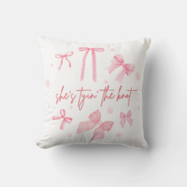 She’s Tying the Knot Bachelorette Design | Cute  Kussen