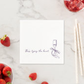 She’s Tying the Knot Elegant Bridal Shower Servet (Insitu)