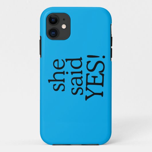 She Said Yes!!!!! | Engagement Celebration Design Case-Mate iPhone Case (Achterkant)