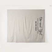 She Said Yes Photo Booth Engagement Backdrop  Wandkleed (Voorkant (horizontaal))