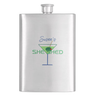 She Shed Vrouwen Man Cave Bar Flessen Flacon