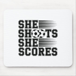 She Shoots She Scores Soccer Quote For Girls Women Muismat