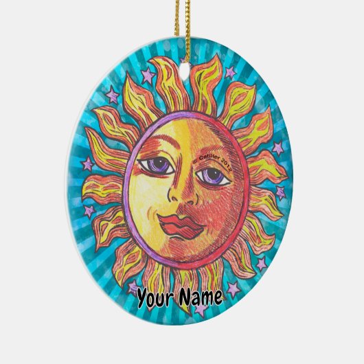 She Sun Keramisch Ornament (Rechts)