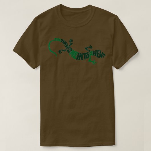 She turned me into a Newt T-shirt (Design voorkant)