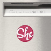 She White Design Magneet (Insitu (Vaatwasser))