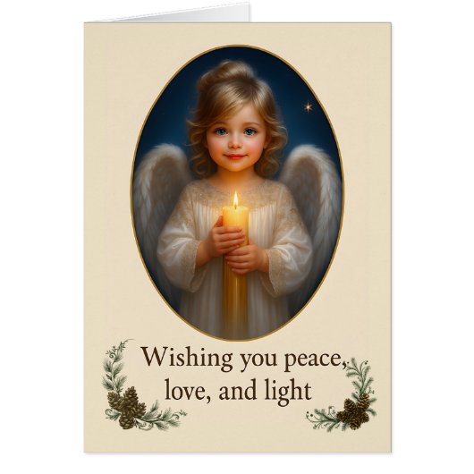 "She Who Carries the Candle of Peace" (Voorkant)