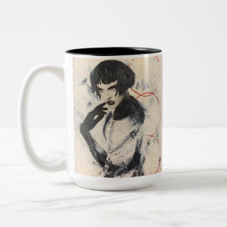 She Who Is... Tweekleurige Koffiemok