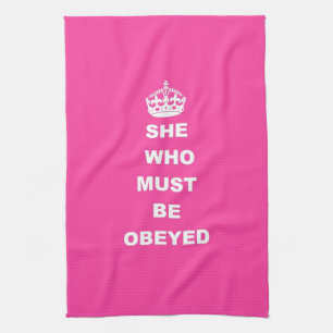 She who must be obeyed theedoek
