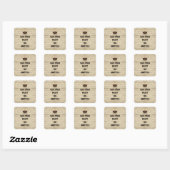 She who must be obeyed vierkante sticker (Vel)