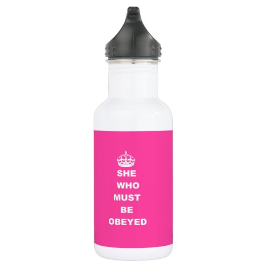 She who must be obeyed waterfles  (Rechts)