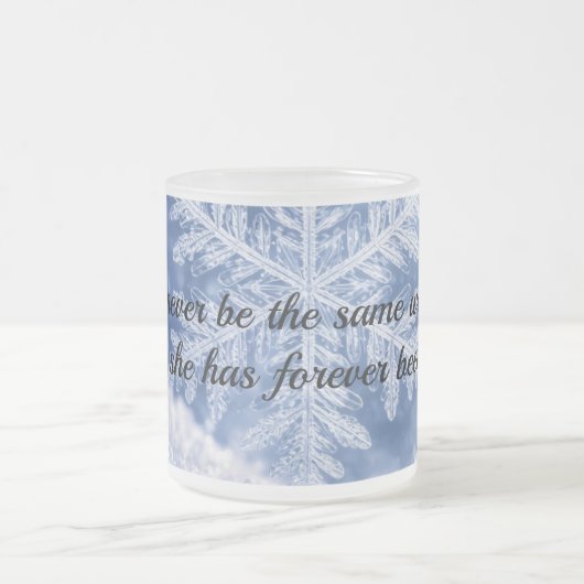 She will never be the same matglas koffiemok (Center)