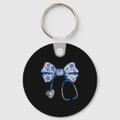 She Works With Willing Hands Proverbs 31 13 Christ Sleutelhanger (Voorkant)