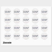 Shea Butter Witte Houten Zeep Labels (Vel)