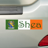 Shea Coat of Arms Vlag Bumpersticker (Op auto)