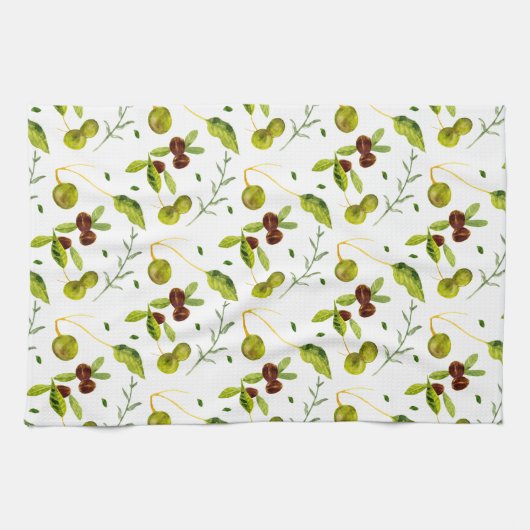 Shea/Coffee Bean Patterned Tea Towel Theedoek (Horizontaal)